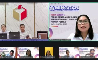 Sebagai wadah peningkatan kapasitas jajaran Pengawas Pemilu di lingkup Provinsi Nusa Tenggara Timur (NTT), Badan Pengawas Pemilihan Umum (Bawaslu) Provinsi NTT menggelar kegiatan Mingguan Penanganan Pelanggaran (MINGGAR) Edisi V, Rabu (15/04/2026).