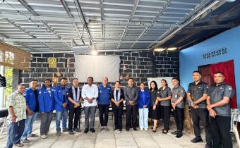 Badan Pengawas Pemilihan Umum (Bawaslu) Provinsi Nusa Tenggara Timur (NTT) melakukan kunjungan strategis dan dialog bersama Gerakan Angkatan Muda Kristen Indonesia (GAMKI) NTT di "Rumah Bersama", Kupang 5 Mei 2026.