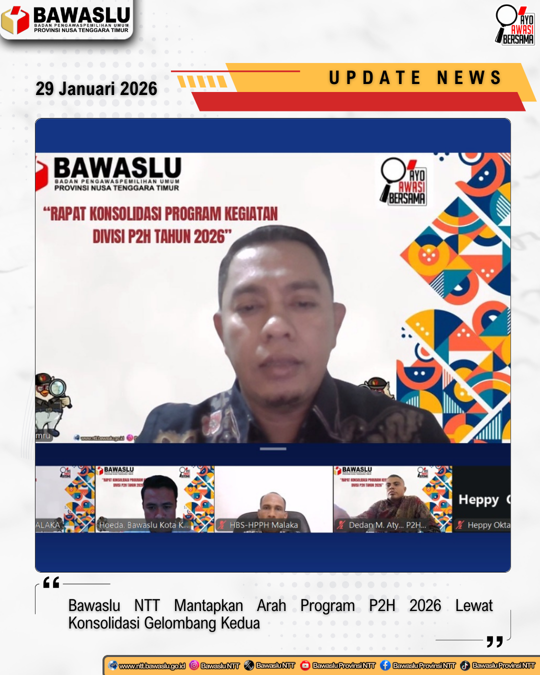 Rapat Konsolidasi Program Kegiatan Divisi P2H