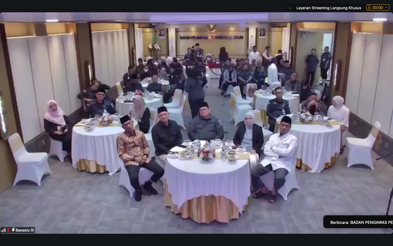 Badan Pengawas Pemilihan Umum Republik Indonesia resmi menggelar kegiatan Kick Off Ngabuburit Pengawasan Tahun 2026 secara daring pada Senin (23/2) pukul 16.00 WIB.