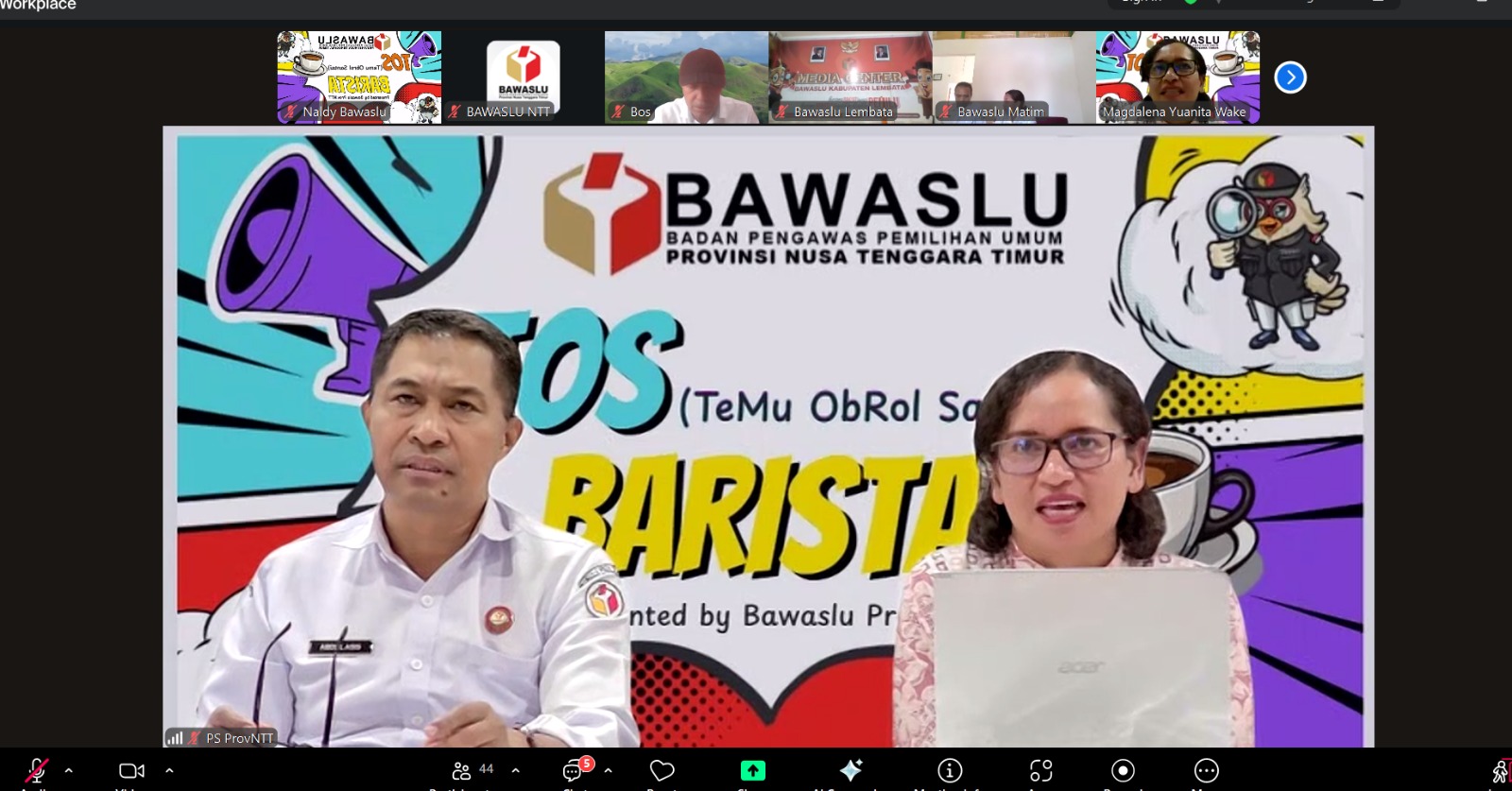 Dalam rangka memperkuat kesiapan pelaksanaan program kerja pada masa non tahapan Pemilu dan Pemilihan, Divisi Hukum dan Penyelesaian Sengketa melaksanakan Rapat Koordinasi Persiapan Pelaksanaan Kegiatan Tematik yang diselenggarakan secara daring melalui aplikasi Zoom. 