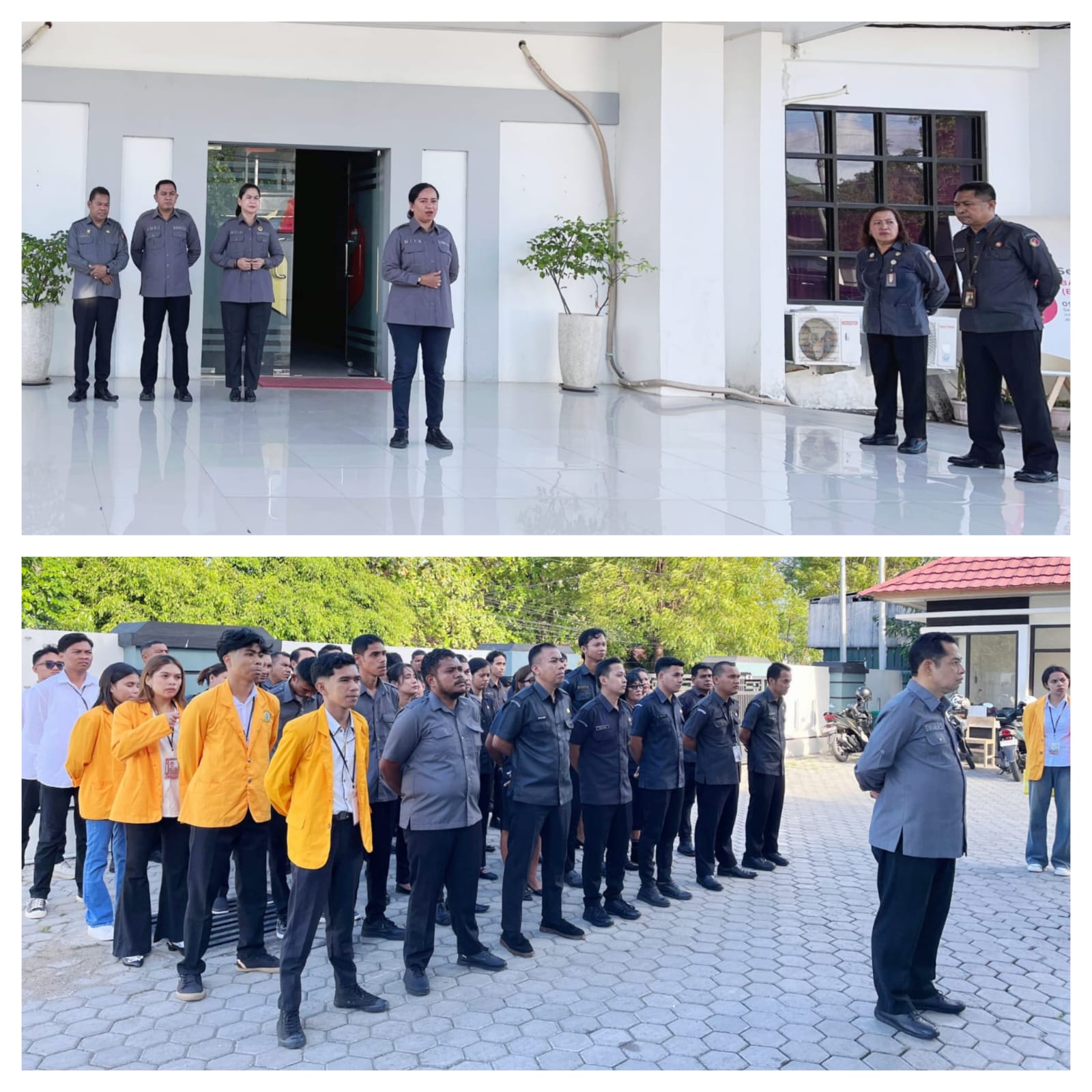 Badan Pengawas Pemilihan Umum (Bawaslu) Provinsi Nusa Tenggara Timur (NTT) kembali melaksanakan rutinitas apel pagi di halaman kantor Bawaslu NTT pada Senin, 27 April 2026.