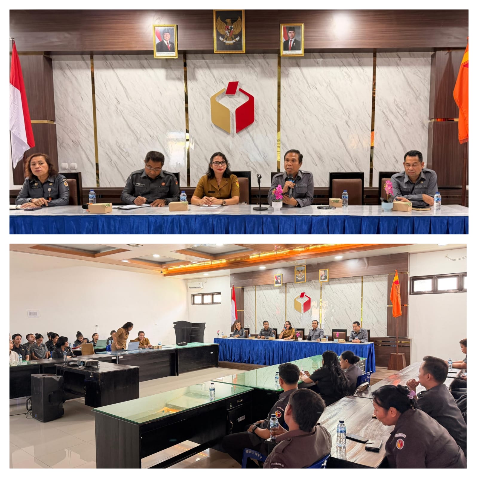 Badan Pengawas Pemilihan Umum (Bawaslu) Provinsi Nusa Tenggara Timur (NTT) bekerja sama dengan UPTD Laboratorium Kesehatan (Labkes) Dinas Kesehatan Provinsi NTT menyelenggarakan kegiatan skrining Diabetes Melitus (DM) bagi seluruh jajaran aparatur sipil negara (ASN) dan staf di lingkungan kantor Bawaslu Provinsi NTT.