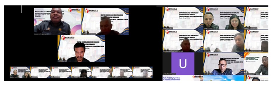 Badan Pengawas Pemilihan Umum (Bawaslu) Provinsi Nusa Tenggara Timur gelar Rapat Konsolidasi dan Evaluasi Kepala Sekretariat Bawaslu Provinsi NTT, Ignasius Jani, menegaskan pentingnya konsolidasi dan evaluasi berjenjang dalam rapat yang dipimpinnya, Senin (27/4/2026) melalui during.