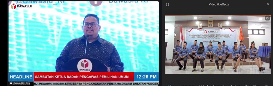 Badan Pengawas Pemilihan Umum (Bawaslu) Republik Indonesia resmi melantik dan mengambil sumpah janji jabatan Pegawai Negeri Sipil (PNS) serta Pengangkatan Pertama dalam Jabatan Fungsional di lingkungan Bawaslu. Acara yang berlangsung khidmat pada Selasa (19/05/2026) ini digelar secara hibrida (luring dan daring).