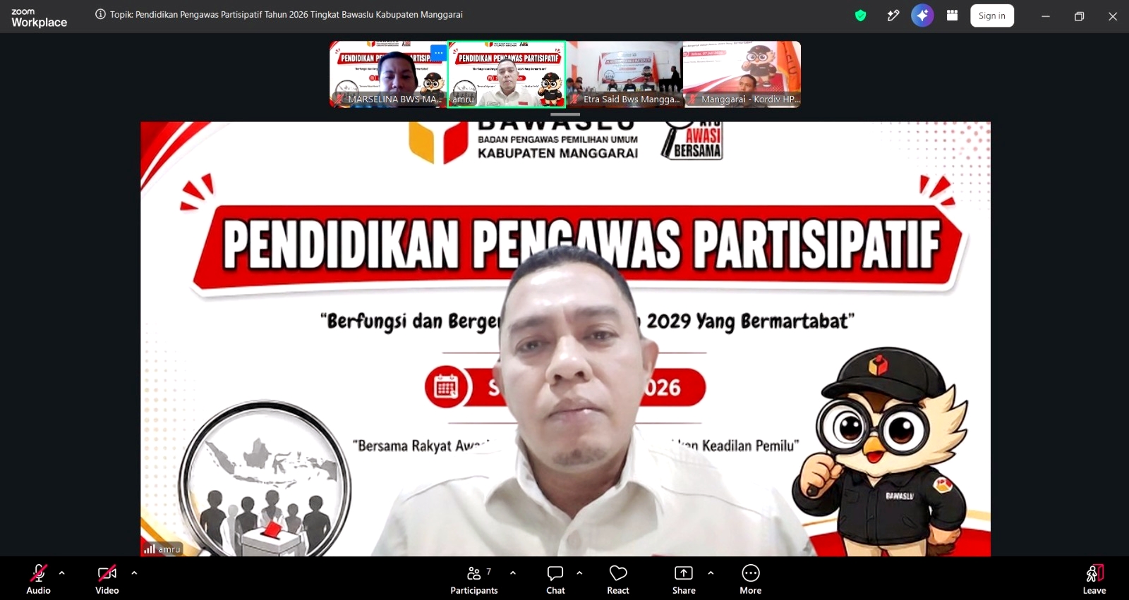 Membangun Kader Demokrasi Berintegritas melalui Pengawasan Partisipatif