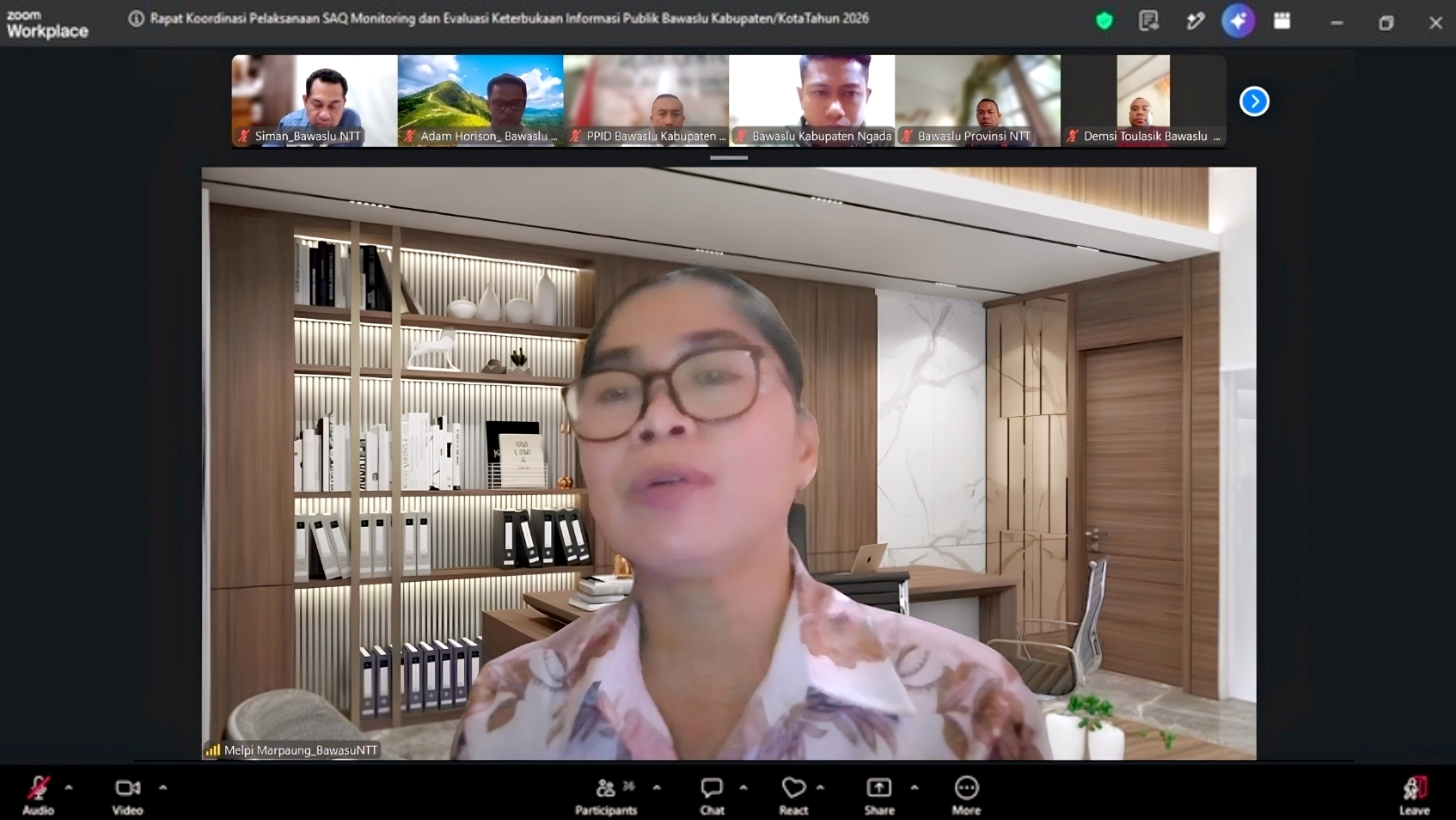 Perkuat Keterbukaan Informasi, Bawaslu NTT Kawal Target Informatif 2026