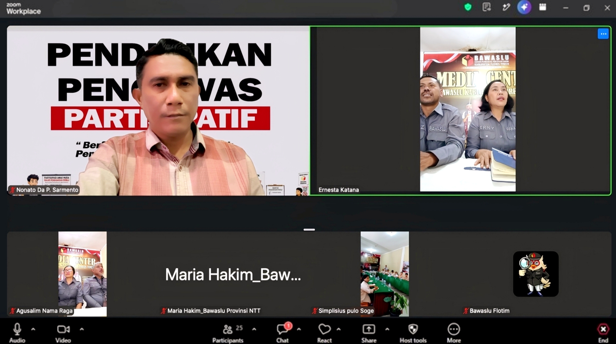 P2P Bawaslu NTT Cetak Mitra Strategis untuk Kawal Demokrasi Berintegritas
