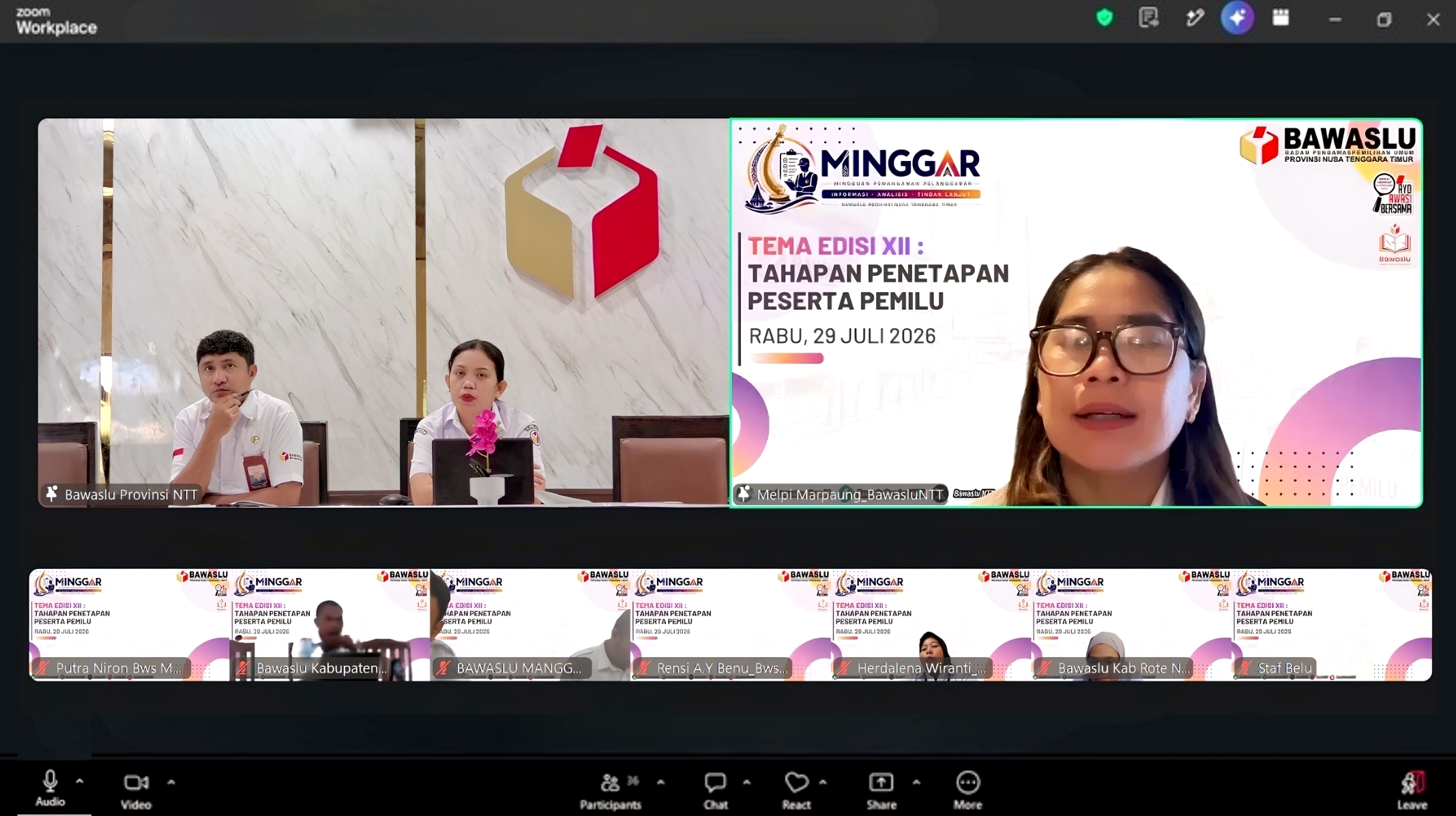 Kawal Penetapan Peserta Pemilu, Bawaslu NTT Perkuat Pencegahan dan Pengawasan