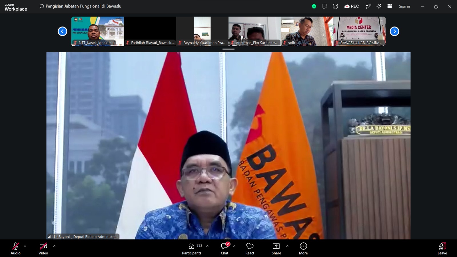Bawaslu NTT Perkuat Penataan Jabatan Fungsional untuk SDM yang Profesional dan Akuntabel