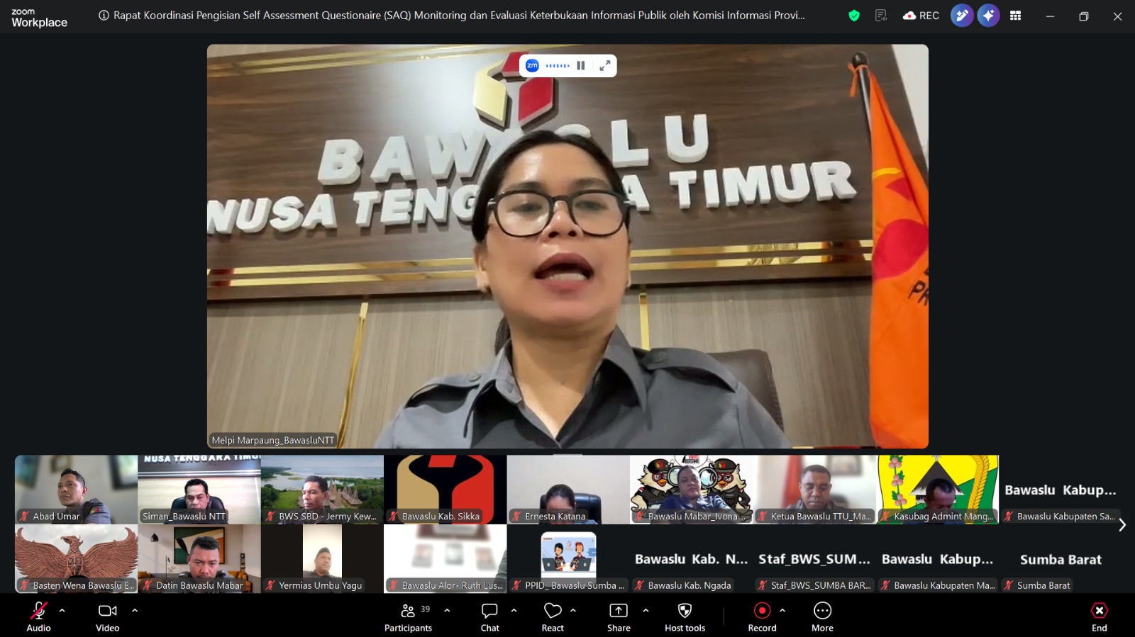 Pengisian SAQ Ditekankan Harus Lengkap, Akurat, dan Didukung Bukti