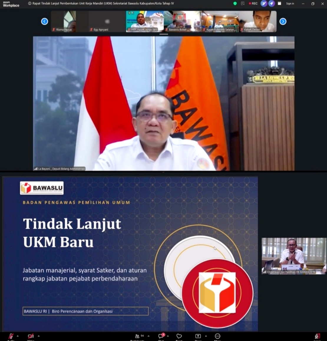 Perkuat SDM, Wujudkan Satker Bawaslu yang Mandiri dan Profesional
