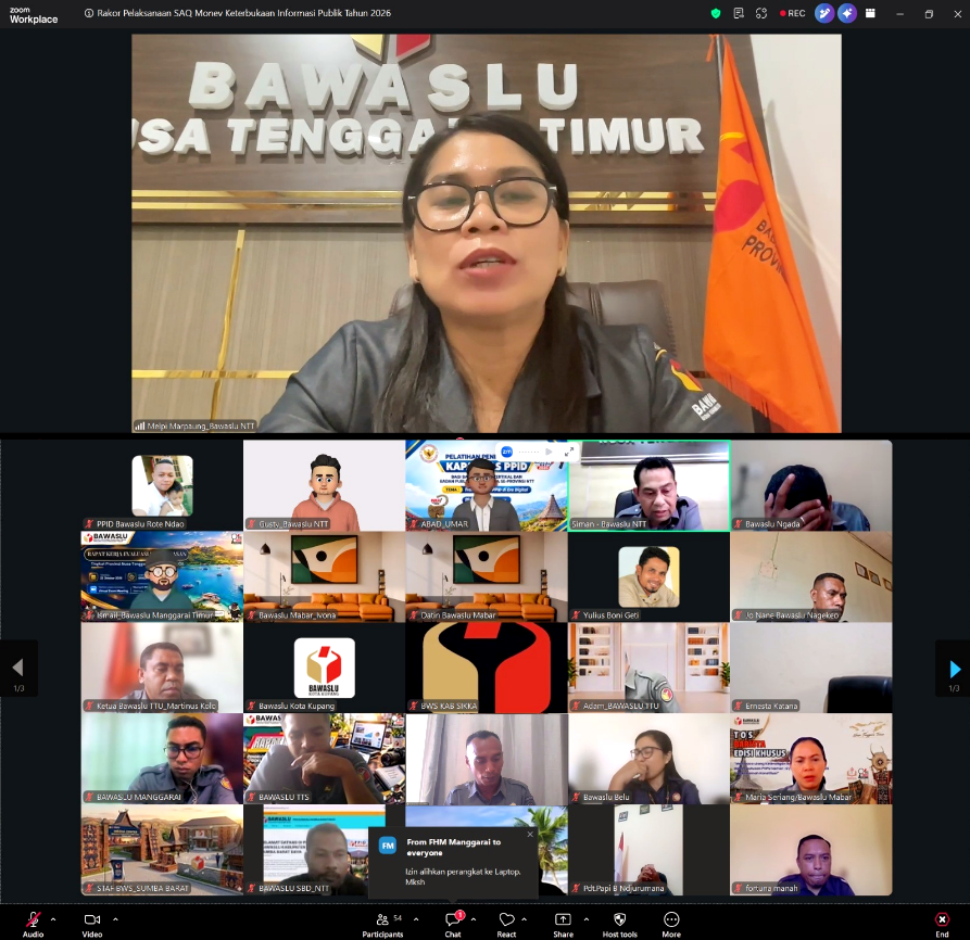Percepat SAQ, Perkuat Transparansi, Wujudkan Bawaslu Informatif