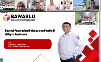 Ketua Bawaslu Provinsi Nusa Tenggara Timur Membagi Pengalaman Pengawasan Di Daerah Kepulauan