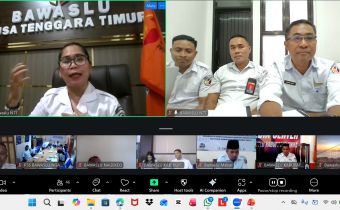 Badan Pengawas Pemilihan Umum (Bawaslu) Provinsi NTT menggelar kegiatan Mingguan Penanganan Pelanggaran (MINGGAR) Edisi 1, Rabu (11/02/2026). Kegiatan ini dilaksanakan secara hybrid (luring dan daring) bertempat di Aula Bawaslu NTT dan melalui media zoom meeting. 