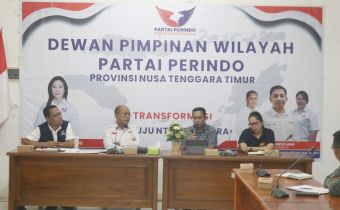 Badan Pengawas Pemilihan Umum (Bawaslu) Provinsi Nusa Tenggara Timur (NTT) melakukan kunjungan resmi ke Kantor DPW Partai Perindo Provinsi NTT sebagai bagian dari upaya konsolidasi demokrasi dan koordinasi kelembagaan pasca Pemilu 2024.