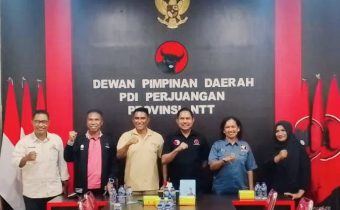 Badan Pengawas Pemilihan Umum (Bawaslu) Provinsi Nusa Tenggara Timur (NTT) melakukan kunjungan resmi ke Kantor Dewan Pimpinan Daerah (DPD) Partai Demokrasi Indonesia Perjuangan (PDIP) NTT, Jumat (6/3/2026) pukul 17.00 WITA.