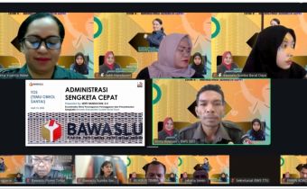 Badan Pengawas Pemilihan Umum (Bawaslu) Provinsi Nusa Tenggara Timur (NTT) kembali menyelenggarakan kegiatan diskusi tematik bertajuk "TOS (Temu Obrol Santai) Kopi Barista (Barisan Penyelesaian Sengketa)" Edisi II pada Senin, 13 April 2026.