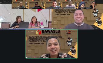 Badan Pengawas Pemilihan Umum (Bawaslu) Provinsi Nusa Tenggara Timur (NTT) menggelar Rapat Koordinasi Persiapan Pendidikan Pengawas Partisipatif Tahun 2026 secara daring. 