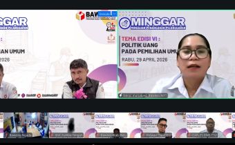 Sebagai wadah peningkatan kapasitas jajaran Pengawas Pemilu di lingkup Provinsi Nusa Tenggara Timur (NTT), Badan Pengawas Pemilihan Umum (Bawaslu) Provinsi NTT menggelar kegiatan Mingguan Penanganan Pelanggaran (MINGGAR) Edisi VI, Rabu (29/04/2026). 