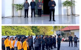 Badan Pengawas Pemilihan Umum Provinsi Nusa Tenggara Timur (Bawaslu NTT) menggelar apel pagi yang dipimpin oleh James Welem Ratu pada Senin (25/5/2026).