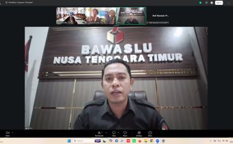 Anggota Bawaslu Provinsi Nusa Tenggara Timur Koordinator Divisi Pencegahan, Partisipasi Masyarakat dan Hubungan Masyarakat (P2H), Amrunur Muh. Darwan, resmi membuka kegiatan Pendidikan Pengawas Partisipatif (P2P) Tahun 2026 Bawaslu Kabupaten Timor Tengah Selatan (TTS) secara daring, Senin (8/6/2026).