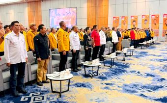 Perkuat Sinergi Demokrasi, Bawaslu NTT Hadiri Pelantikan Pengurus Partai Hanura Se-NTT